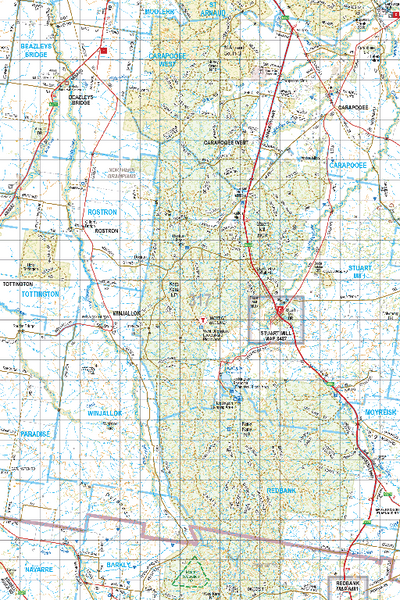 Map 317 - Spatial Vision's Vicmap Book (South West Edition 8, 2025 Update) - 100K Series Preview 1
