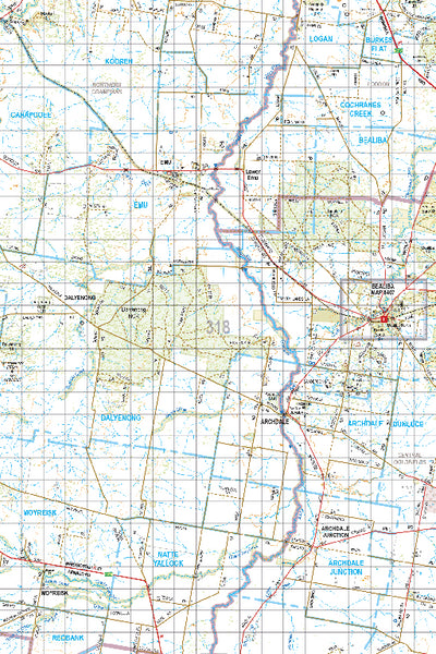 Map 318 - Spatial Vision's Vicmap Book (South West Edition 8, 2025 Update) - 100K Series Preview 1