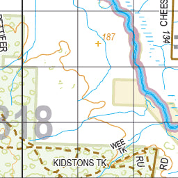Map 318 - Spatial Vision's Vicmap Book (South West Edition 8, 2025 Update) - 100K Series Preview 2
