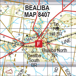 Map 318 - Spatial Vision's Vicmap Book (South West Edition 8, 2025 Update) - 100K Series Preview 3