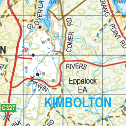 Map 323 - Spatial Vision's Vicmap Book (North East Edition 8, 2025) - 100K Series Preview 3