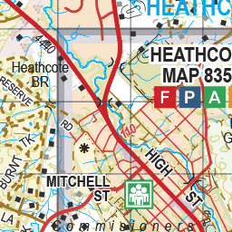 Map 324 - Spatial Vision's Vicmap Book (North East Edition 8, 2025) - 100K Series Preview 3
