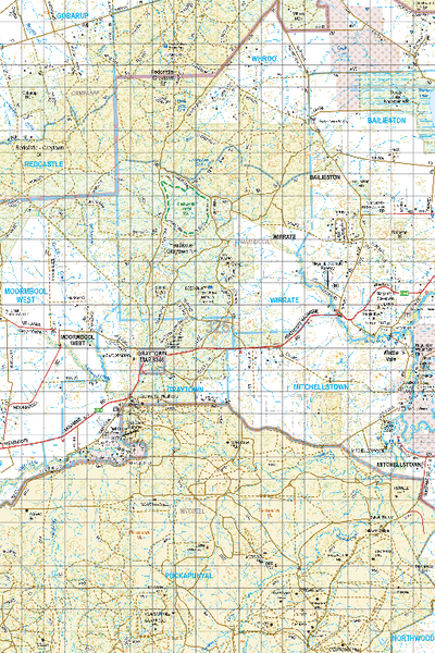 Map 325 - Spatial Vision's Vicmap Book (North East Edition 8, 2025) - 100K Series Preview 1
