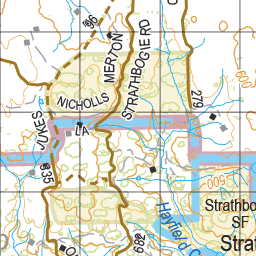 Map 328 - Spatial Vision's Vicmap Book (North East Edition 8, 2025) - 100K Series Preview 3