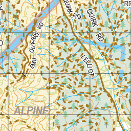 Map 332 - Spatial Vision's Vicmap Book (North East Edition 8, 2025) - 100K Series Preview 3