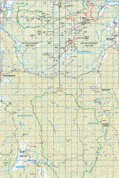 Map 333 - Spatial Vision's Vicmap Book (North East Edition 8, 2025) - 100K Series Preview 1