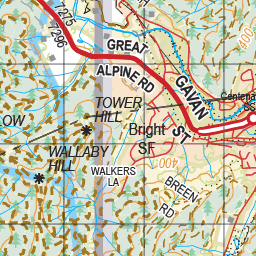 Map 334 - Spatial Vision's Vicmap Book (North East Edition 8, 2025) - 100K Series Preview 3