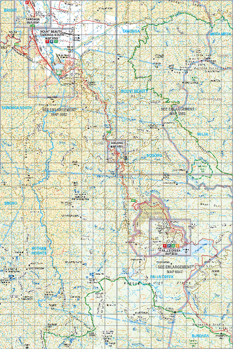 Map 335 - Spatial Vision's Vicmap Book (South East Edition 8, 2025) - 100K Series Preview 1