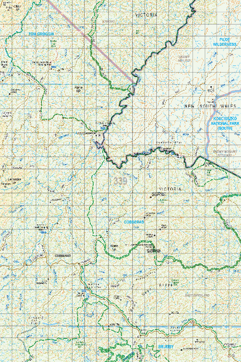 Map 339 - Spatial Vision's Vicmap Book (South East Edition 8, 2025) - 100K Series Preview 1