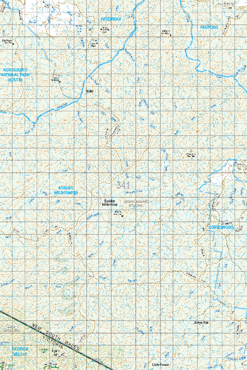 Map 341 - Spatial Vision's Vicmap Book (South East Edition 8, 2025) - 100K Series Preview 1