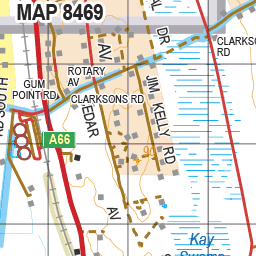 Map 343 - Spatial Vision's Vicmap Book (South West Edition 8, 2025 Update) - 100K Series Preview 3
