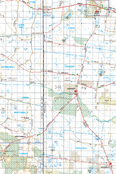 Map 344 - Spatial Vision's Vicmap Book (South West Edition 8, 2025 Update) - 100K Series Preview 1