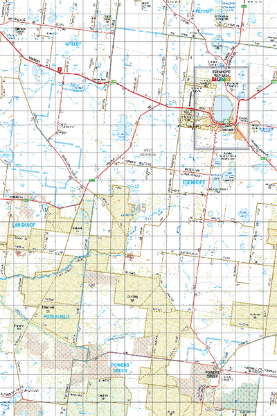 Map 345 - Spatial Vision's Vicmap Book (South West Edition 8, 2025 Update) - 100K Series Preview 1
