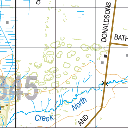 Map 345 - Spatial Vision's Vicmap Book (South West Edition 8, 2025 Update) - 100K Series Preview 2