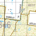Map 346 - Spatial Vision's Vicmap Book (South West Edition 8, 2025 Update) - 100K Series Preview 2