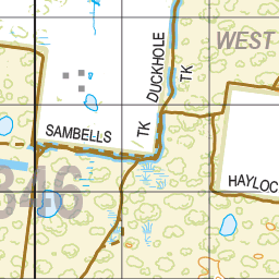 Map 346 - Spatial Vision's Vicmap Book (South West Edition 8, 2025 Update) - 100K Series Preview 2