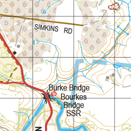 Map 346 - Spatial Vision's Vicmap Book (South West Edition 8, 2025 Update) - 100K Series Preview 3