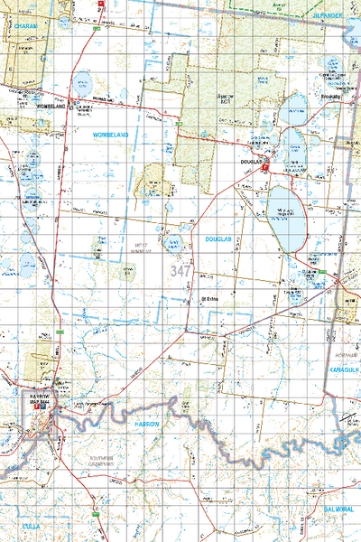 Map 347 - Spatial Vision's Vicmap Book (South West Edition 8, 2025 Update) - 100K Series Preview 1