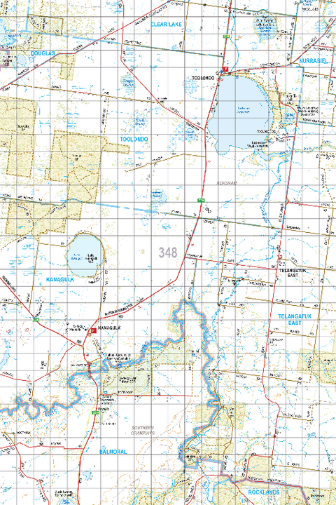 Map 348 - Spatial Vision's Vicmap Book (South West Edition 8, 2025 Update) - 100K Series Preview 1