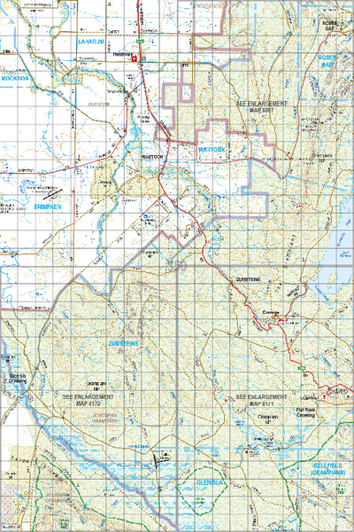 Map 350 - Spatial Vision's Vicmap Book (South West Edition 8, 2025 Update) - 100K Series Preview 1