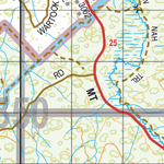 Map 350 - Spatial Vision's Vicmap Book (South West Edition 8, 2025 Update) - 100K Series Preview 2