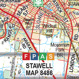 Map 352 - Spatial Vision's Vicmap Book (South West Edition 8, 2025 Update) - 100K Series Preview 3