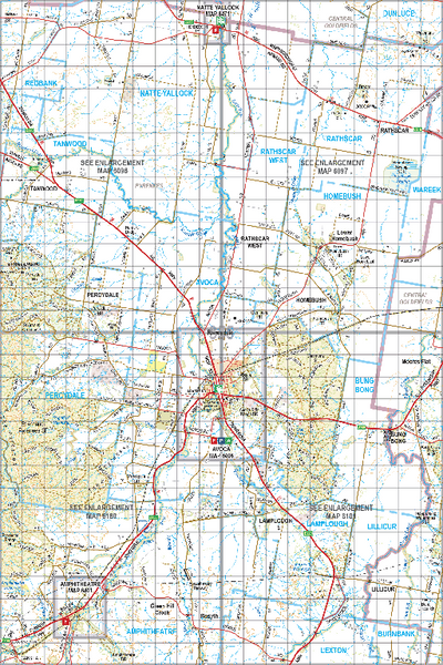 Map 355 - Spatial Vision's Vicmap Book (South West Edition 8, 2025 Update) - 100K Series Preview 1