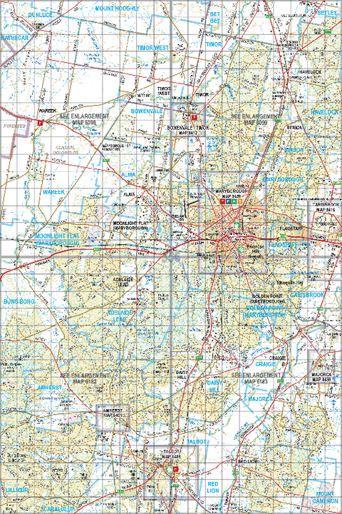Map 356 - Spatial Vision's Vicmap Book (South West Edition 8, 2025 Update) - 100K Series Preview 1