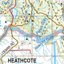 Map 361 - Spatial Vision's Vicmap Book (North East Edition 8, 2025) - 100K Series Preview 3