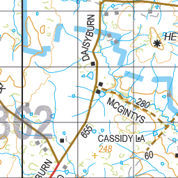Map 362 - Spatial Vision's Vicmap Book (North East Edition 8, 2025) - 100K Series Preview 2