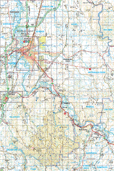 Map 363 - Spatial Vision's Vicmap Book (North East Edition 8, 2025) - 100K Series Preview 1