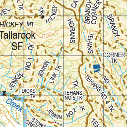 Map 363 - Spatial Vision's Vicmap Book (North East Edition 8, 2025) - 100K Series Preview 3