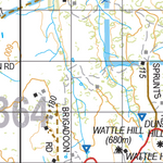Map 364 - Spatial Vision's Vicmap Book (North East Edition 8, 2025) - 100K Series Preview 2