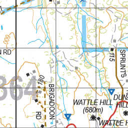 Map 364 - Spatial Vision's Vicmap Book (North East Edition 8, 2025) - 100K Series Preview 2