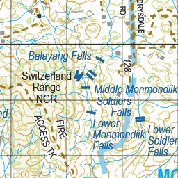Map 364 - Spatial Vision's Vicmap Book (North East Edition 8, 2025) - 100K Series Preview 3