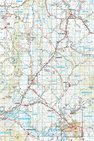 Map 365 - Spatial Vision's Vicmap Book (North East Edition 8, 2025) - 100K Series Preview 1