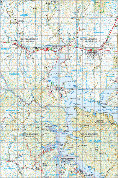 Map 366 - Spatial Vision's Vicmap Book (North East Edition 8, 2025) - 100K Series Preview 1