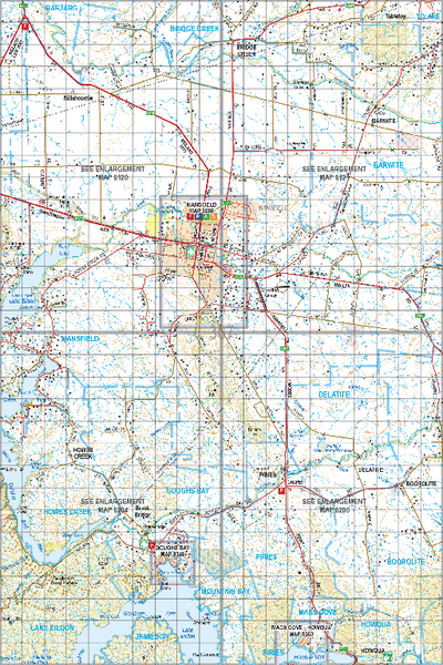 Map 367 - Spatial Vision's Vicmap Book (North East Edition 8, 2025) - 100K Series Preview 1