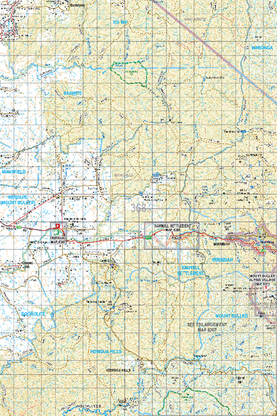 Map 368 - Spatial Vision's Vicmap Book (North East Edition 8, 2025) - 100K Series Preview 1