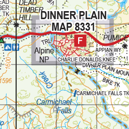 Map 372 - Spatial Vision's Vicmap Book (North East Edition 8, 2025) - 100K Series Preview 3