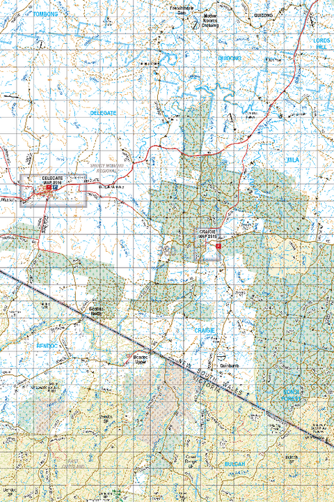 Map 380 - Spatial Vision's Vicmap Book (South East Edition 8, 2025) - 100K Series Preview 1