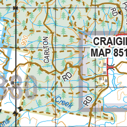 Map 380 - Spatial Vision's Vicmap Book (South East Edition 8, 2025) - 100K Series Preview 2