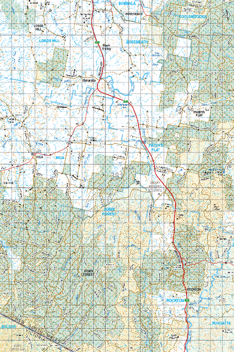 Map 381 - Spatial Vision's Vicmap Book (South East Edition 8, 2025) - 100K Series Preview 1