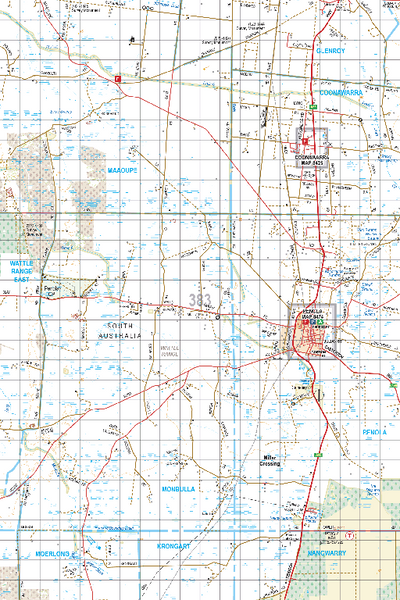 Map 383 - Spatial Vision's Vicmap Book (South West Edition 8, 2025 Update) - 100K Series Preview 1