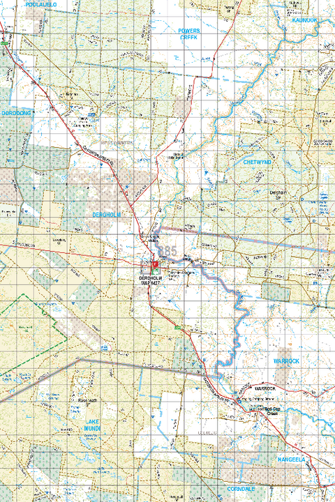 Map 385 - Spatial Vision's Vicmap Book (South West Edition 8, 2025 Update) - 100K Series Preview 1