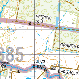 Map 385 - Spatial Vision's Vicmap Book (South West Edition 8, 2025 Update) - 100K Series Preview 2