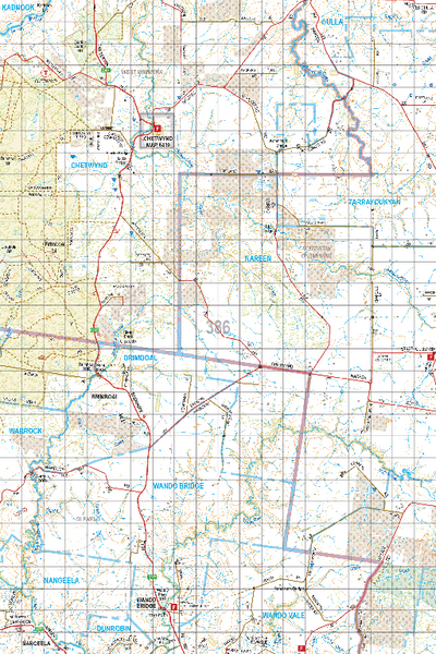Map 386 - Spatial Vision's Vicmap Book (South West Edition 8, 2025 Update) - 100K Series Preview 1