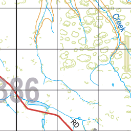 Map 386 - Spatial Vision's Vicmap Book (South West Edition 8, 2025 Update) - 100K Series Preview 2