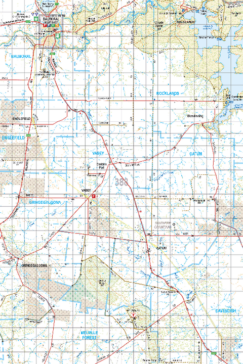 Map 388 - Spatial Vision's Vicmap Book (South West Edition 8, 2025 Update) - 100K Series Preview 1