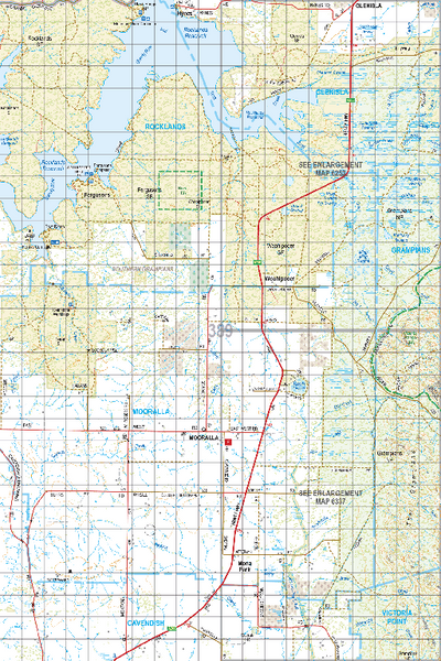 Map 389 - Spatial Vision's Vicmap Book (South West Edition 8, 2025 Update) - 100K Series Preview 1